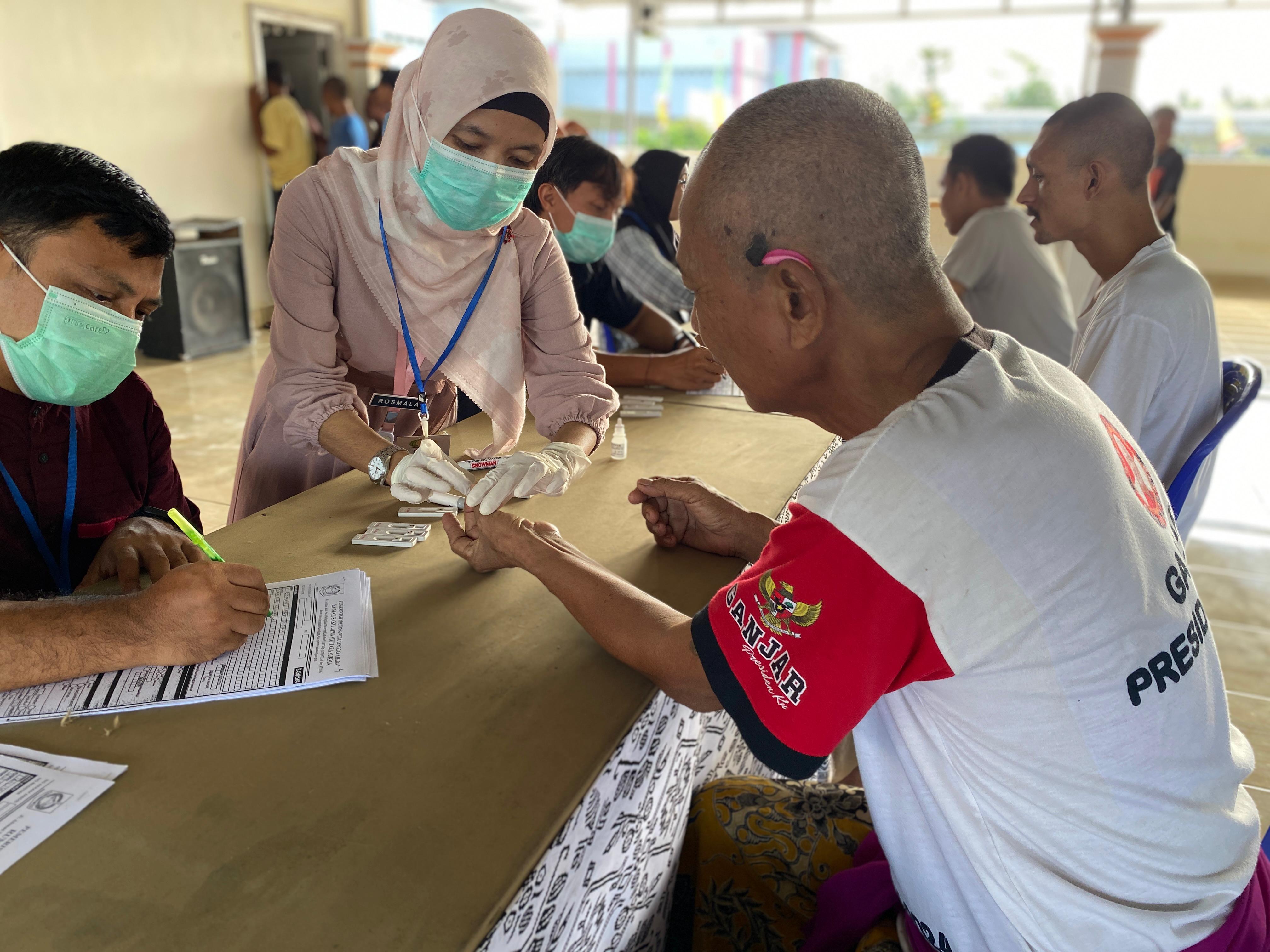 Peduli Kesehatan dan Deteksi Dini, Pemeriksaan HIV bagi Warga Binaan Lapas Lombok Barat